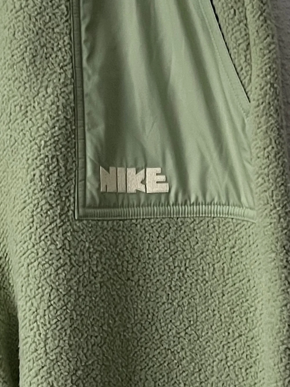 NWOT Nike Olive Green Fleece Overalls Jumpsuit with Branded Straps